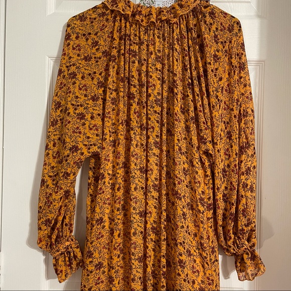 NWT Feeling Groovy Border Maxi Dress in Orange - Picture 10 of 14